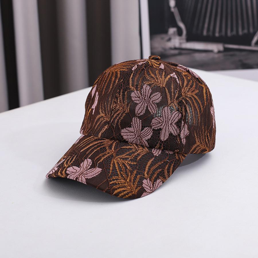 Womens Vintage Baseball Cap With Lace Embellishments For Outdoor Sun Protection