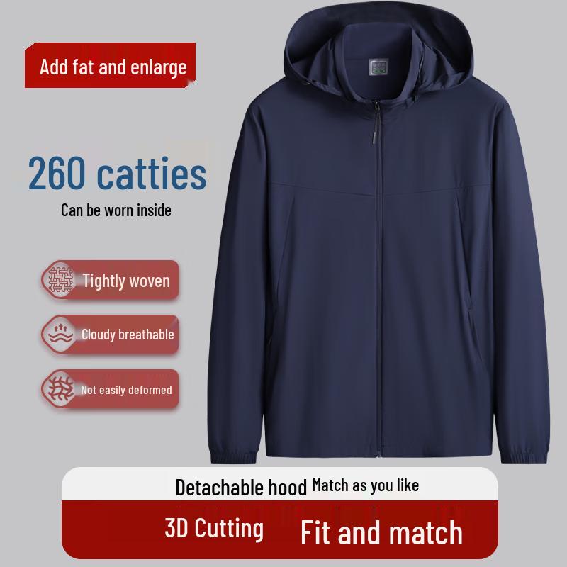 Men s Plus Size Lightweight Sun Protection Jacket XL