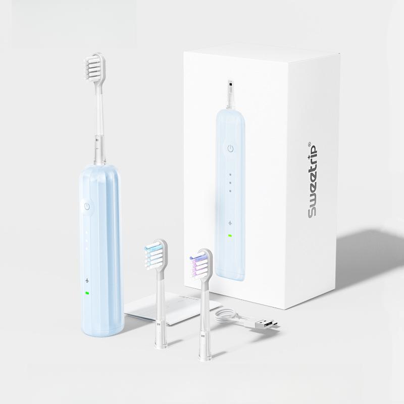 Electric Toothbrush Sweeping and Vibrating Integrated Charging Adult Couple Gift Box Soft Hair Spot Wholesale Electric Toothbrush