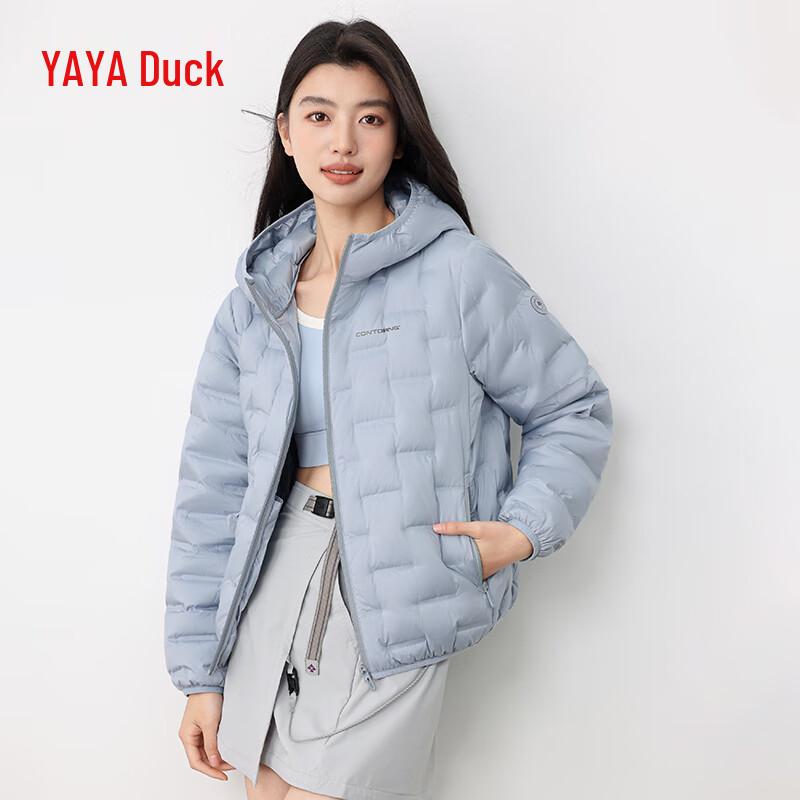 Yaya Women's Lightweight Warm Hooded Short Down Jacket