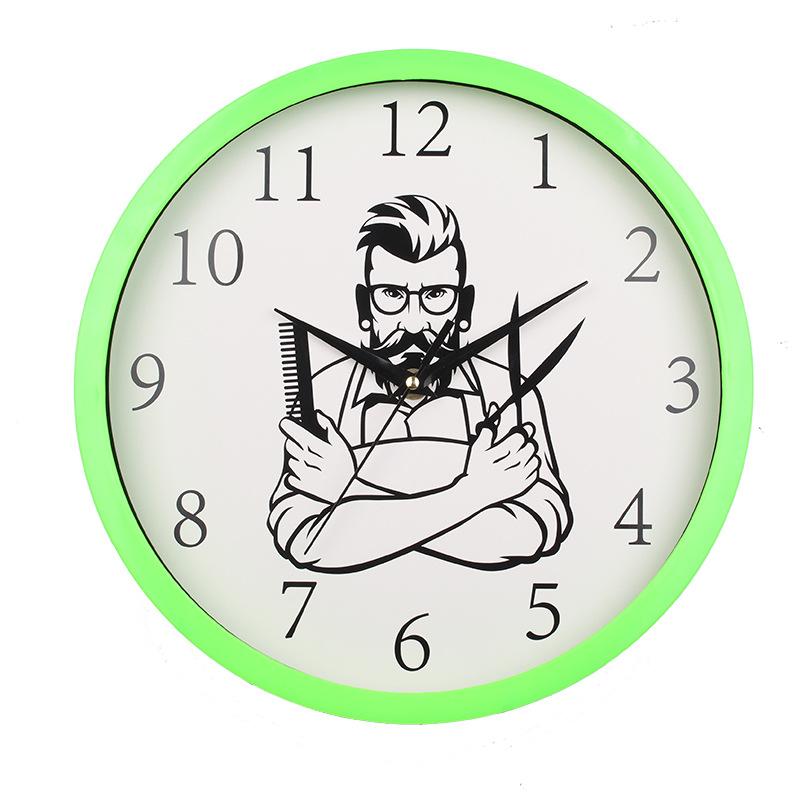 Household Cartoon Tone Clock with Accurate Travel Time, Personalized and Creative Silent Wall Clock with Clear Fonts and Punch-free Quartz Clock