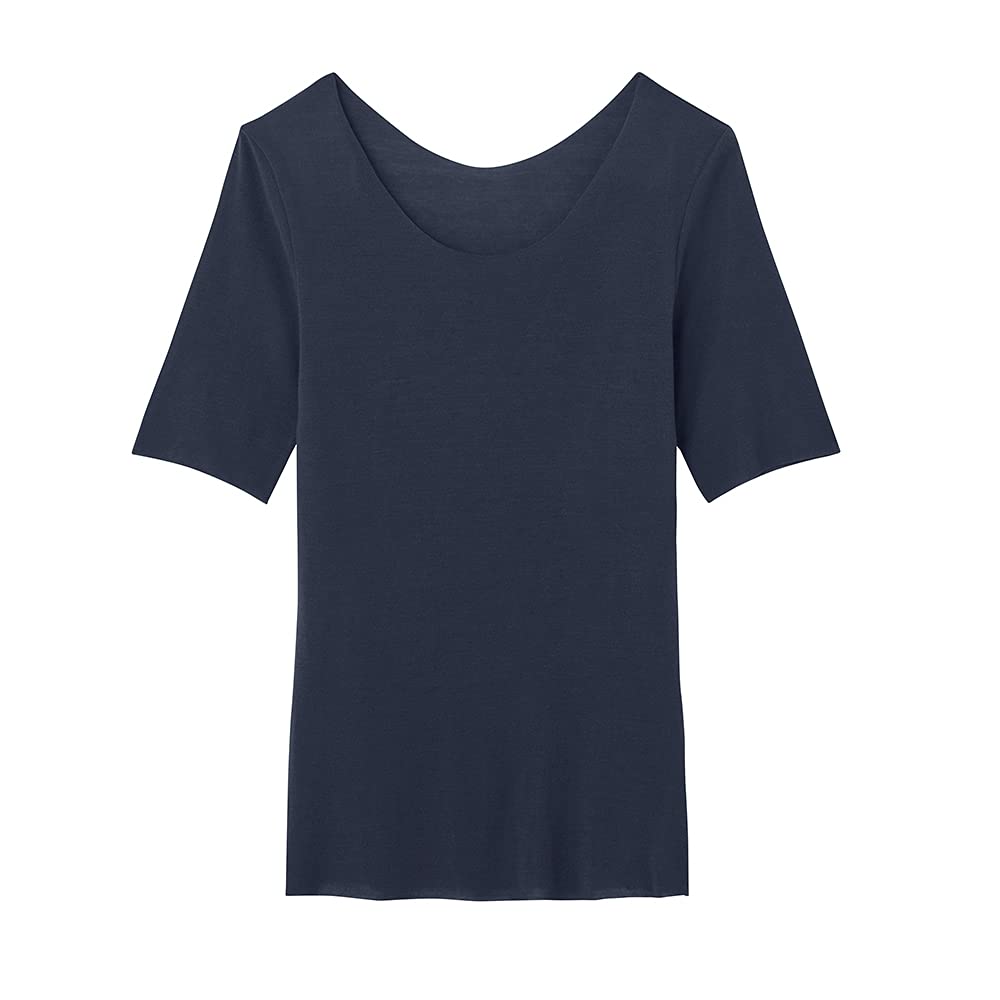 

Gunze Advanced Label MA2248 Sleeve Bear Jersey Yellow Size L Women s 5/8 Cut-Off Innerwear, Navy,