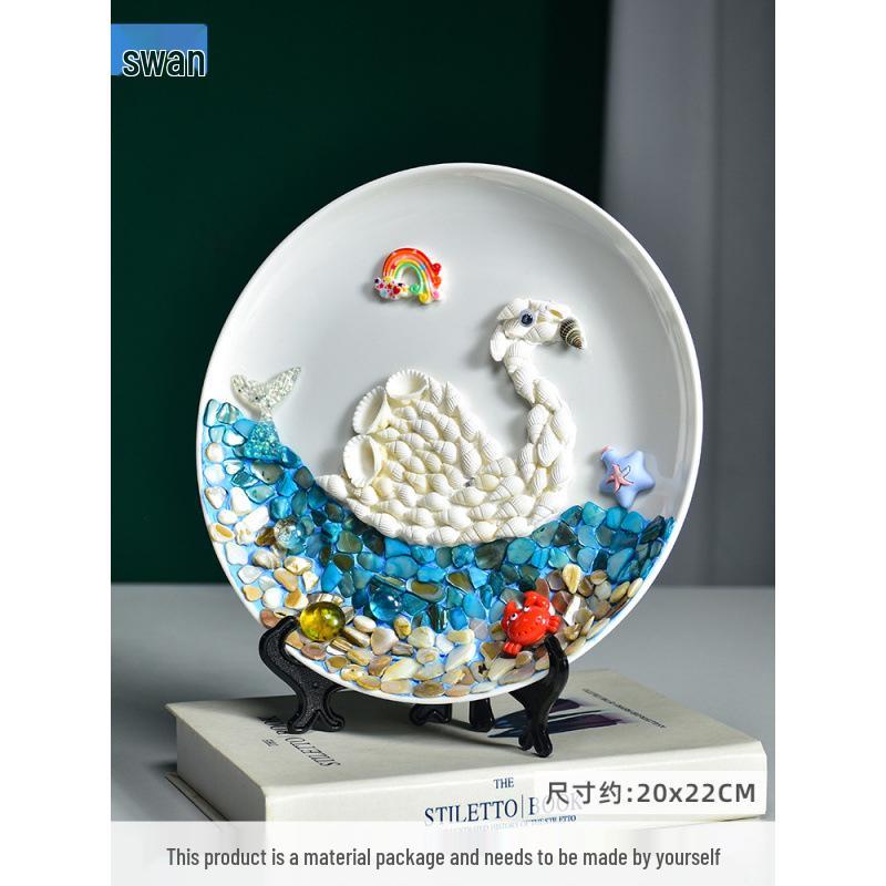 DIY Mosaic Plate Painting Kit: Creative Parent-Child Educational Ornament for Kindergarten