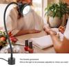 Aluminum 7W LED Machine Work Light Magnetic Base Hose CNC Sewing Milling Lamp for Beauty Nail Study