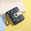 Hasp Short Wallet Zipper Purse Bag Fashion Folding Women Wallet  Student