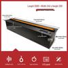 European-Style 3D Atomizing Fireplace: Built-in Electronic Humidifier with Simulated Flames for Smart Energy Saving