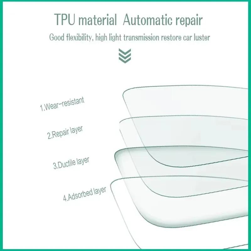 TPU Transparent Protective Film For Hyundai Elantra 2025 2024 Car Interior Central Control Navigation Accessories Sticker