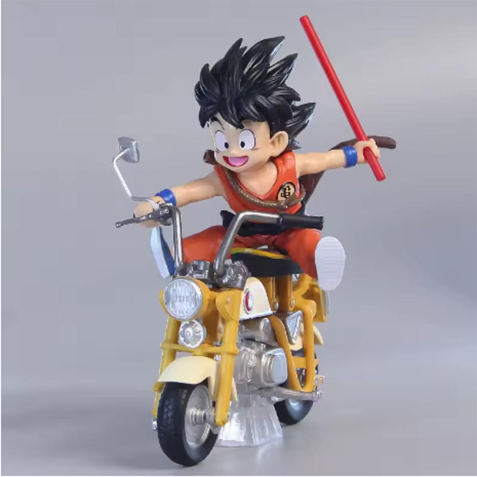 Animation Dragon Sphere Z Animation Figure Son Goku Master Roshi Locomotives POLYVINYL CHLORIDE Action Kame Sennin Motorcycle Playthings Miniature