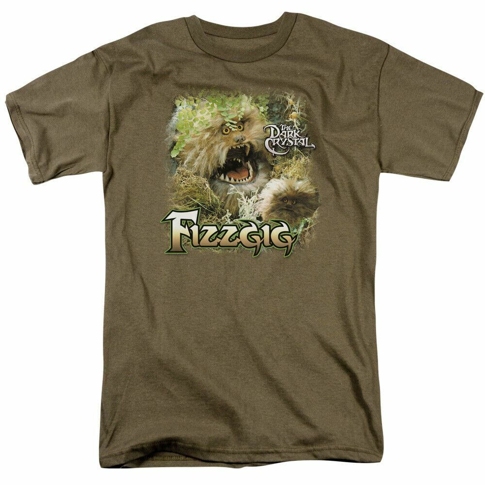 26 The Dark Crystal Fizzgig T Shirt Mens Licensed 80s Classic Movie Safari Green Unisex T-Shirt M