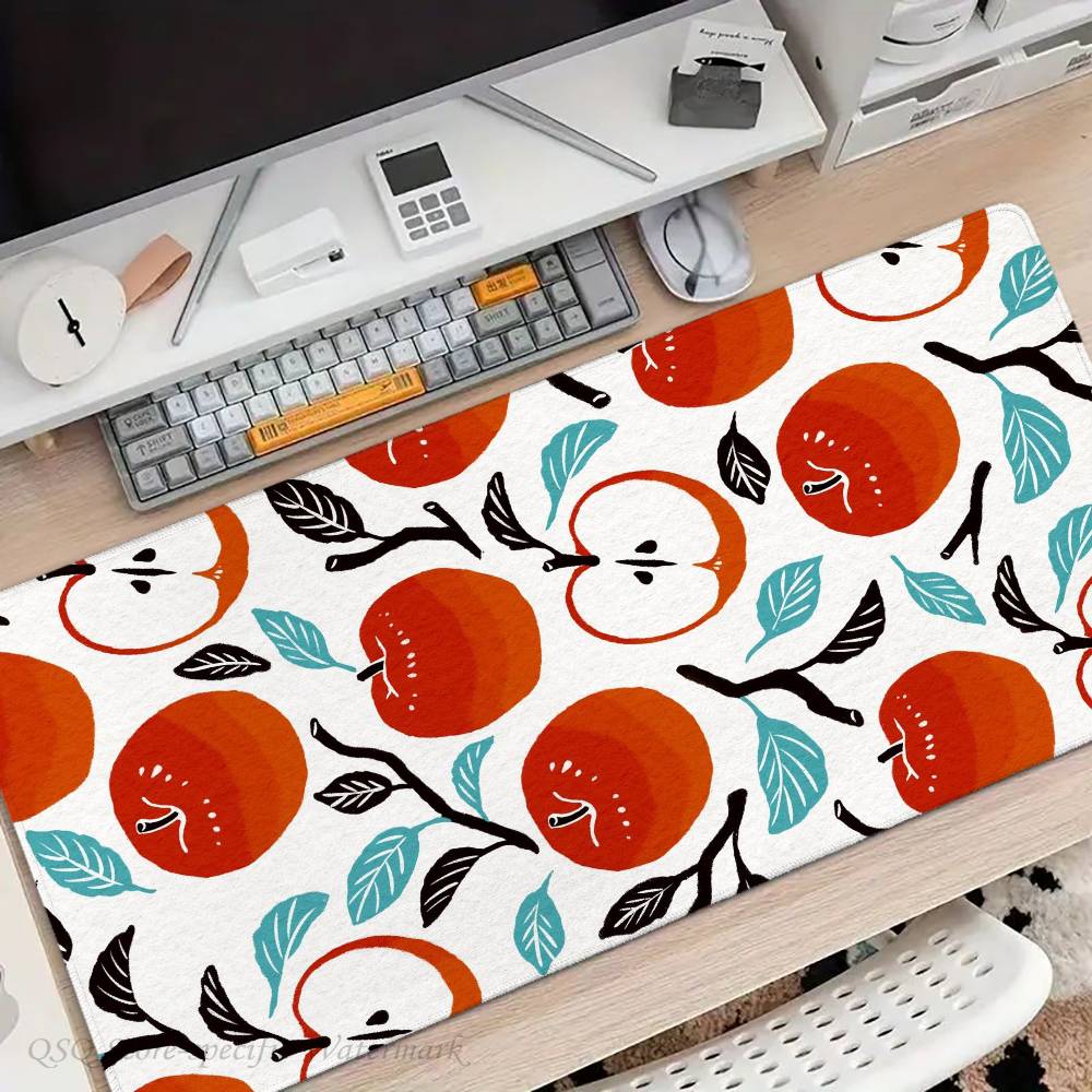 Interesting Apple Abstraction Mousepad Non-slip Suitable For Office Computers Laptops E-sports Game Desk Mats XXL Keyboard