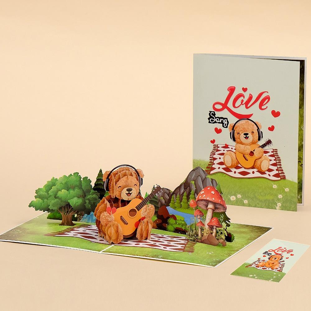 Premium 3D Pop Up Flower Bouquet Card Mothers Day Present Valentines Day Anniversary Birthday Greeting Cards Thank You Wishes Gifts