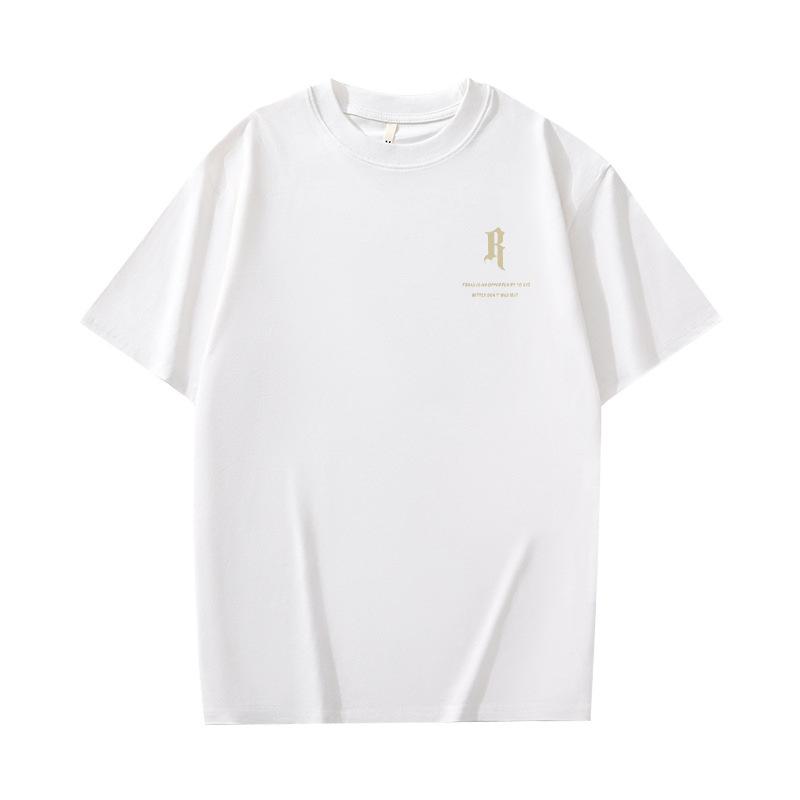 Sommer Herren T-Shirts Baumwolle Kurzarm T-Shirt Bequemer Stoff Sportbekleidung