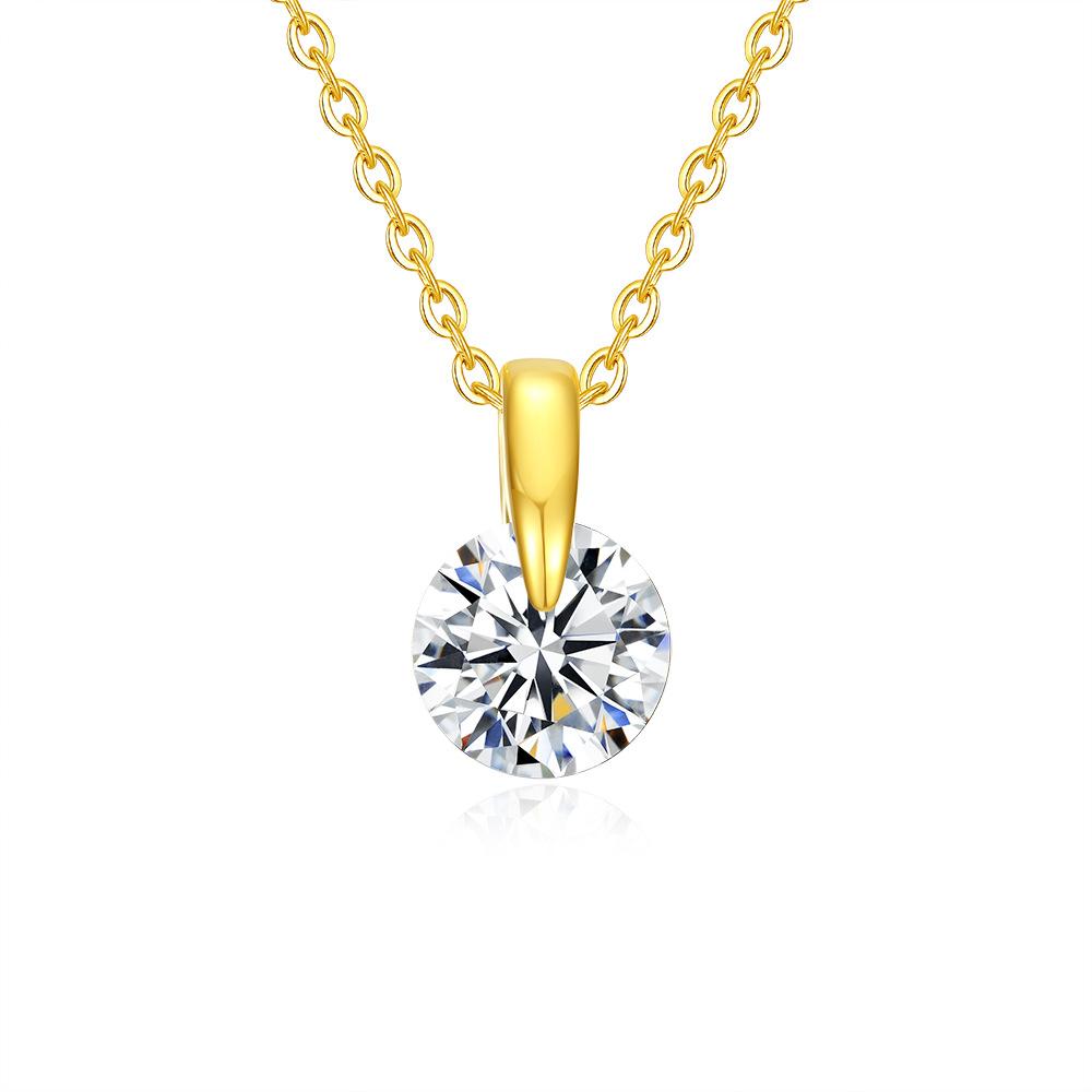 S925 Sterling Silver Moissanite Cross Pendant Clavicle Necklace for Women Luxury Sparkling Fine Jewelry Gift