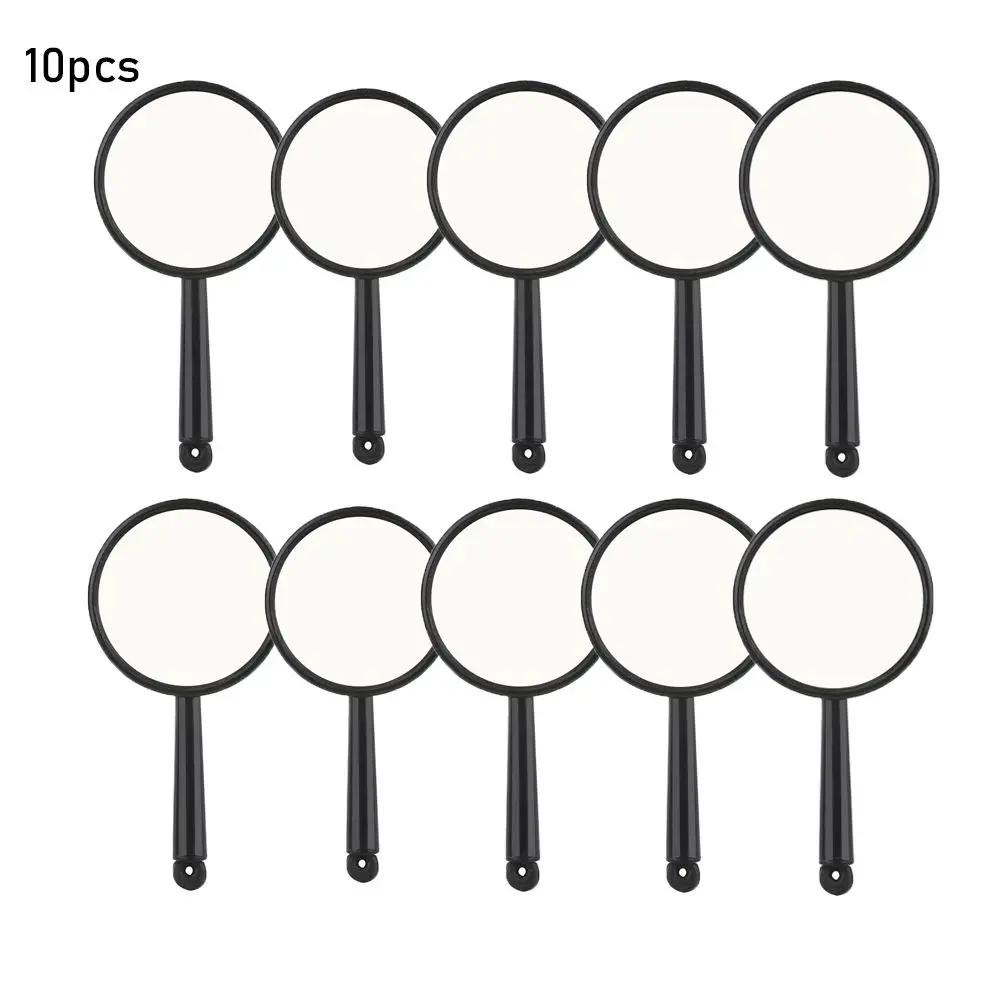 1/5/10PCS 25mm Hand Held Magnifier 5X Magnifying Reading Glass Lens Jewelry Loupe Mini Pocket Educational Tool