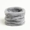 Neuer Kunstpelz Warmer Winter-Ring-Schal Einfarbige Weiche Plüsch Dicke Outdoor-Damen-Halstuch Gesichtsmaske Schal Wickel Unisex