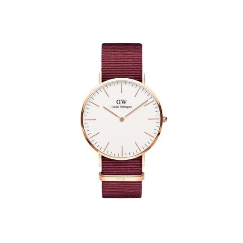 

Daniel Wellington Classic 40 Roselyn RG White Watch, DW00100267, Men s, Red