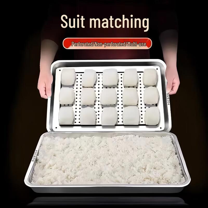 Gubo Stainless Steel Perforated Steaming Tray