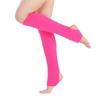 1 Paar Latin-Socken Offene Ferse Elastisch Weich Anti-Rutsch Fußschutz Einfarbige Zehenlose Warme Ballett Bauchtanz Socken Beinwärmer Gestrickte Beine