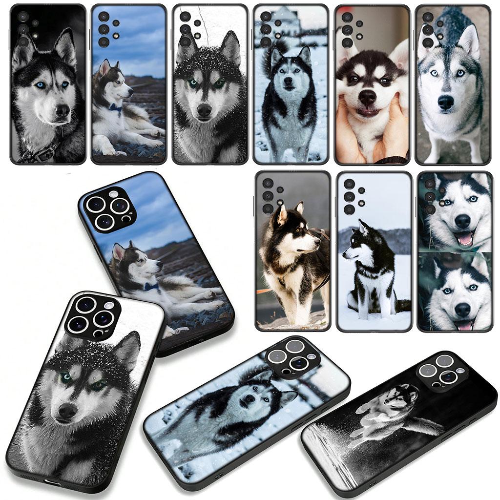 Cover for Xiaomi Redmi Note 14 12 13 ProPlus A4 A3 Pro Plus 12C 13C 14C 5G Phone Case Husky Pet Dog Wallpaper
