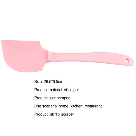 Mixing Spatula High Temperature Resistance Soft with Stand Easy to Clean Detachable Design Stir Pink Silicone Cream