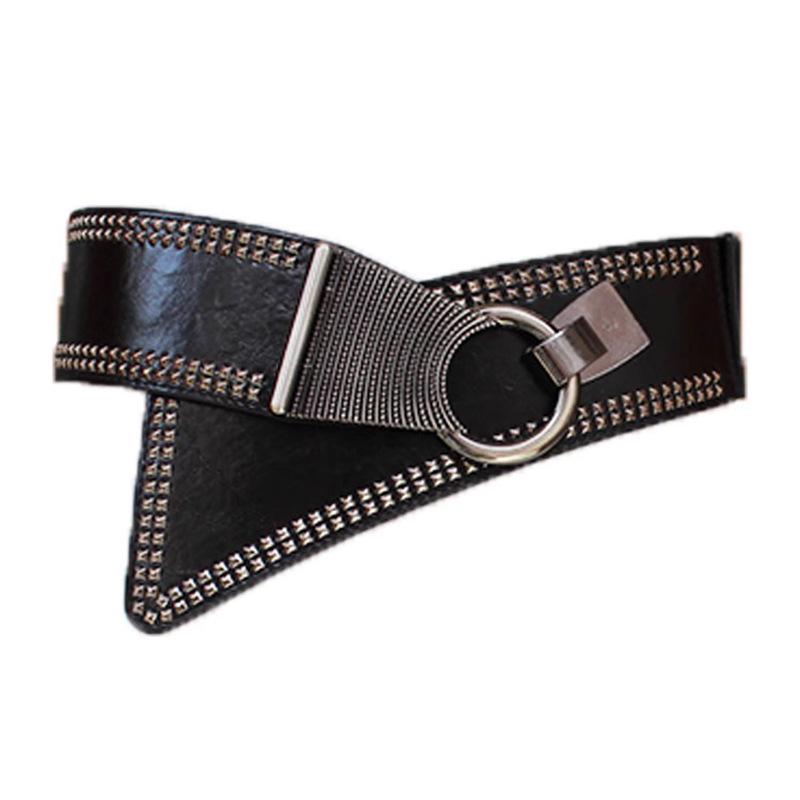 Fashionable Korean-Style Women's Waist Belt - Versatile, Decorative, and Wide, Perfect with Skirts.