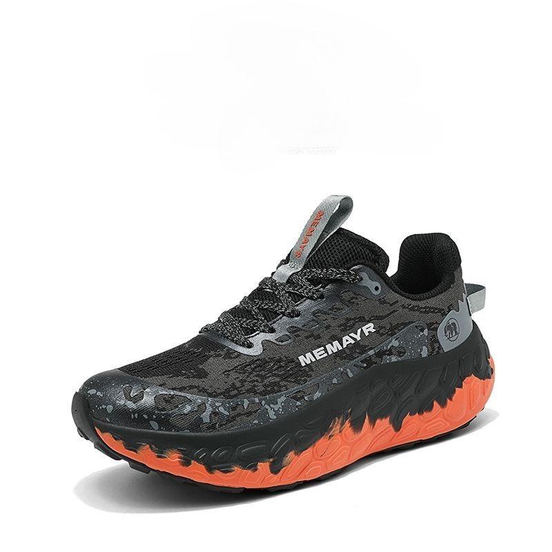 Klassische Marke Bequemer Dicker Sohlen Laufschuh Top Qualität Tragbarer Geländelaufschuh Unisex Laufsportschuh
