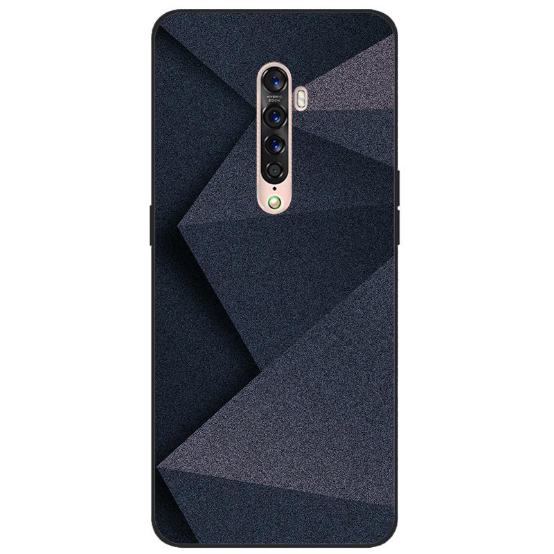 Für OPPO Reno 2 Hülle Weiches TPU-Silikon Cartoon Rückseite Handyhüllen TPU Schwarzer Stoßfänger für Hülle PCKM70, PCKT00, PCKM00, CPH1907