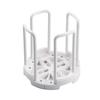 ABS, PP Retractable Bowl Rack White Multifunctional Draining Bowl Rack Reusable Gray Adjustable Plate Holders Kitchen Storage