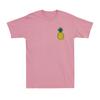 Pineapple Shirt Pineapple Left Breast Pocket Graphic Novelty Unisex's T-Shirt