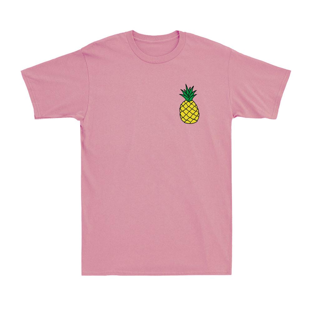 Pineapple Shirt Pineapple Left Breast Pocket Graphic Novelty Unisex's T-Shirt