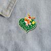 Elk Enamel Pins Cartoon Christmas Badges Pins Wholesale Xmas Brooch  Women