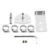 Aluminum Alloy Universal FPR Fuel Pressure Regulator with Gauge Hose 0‑140psi Adjustable