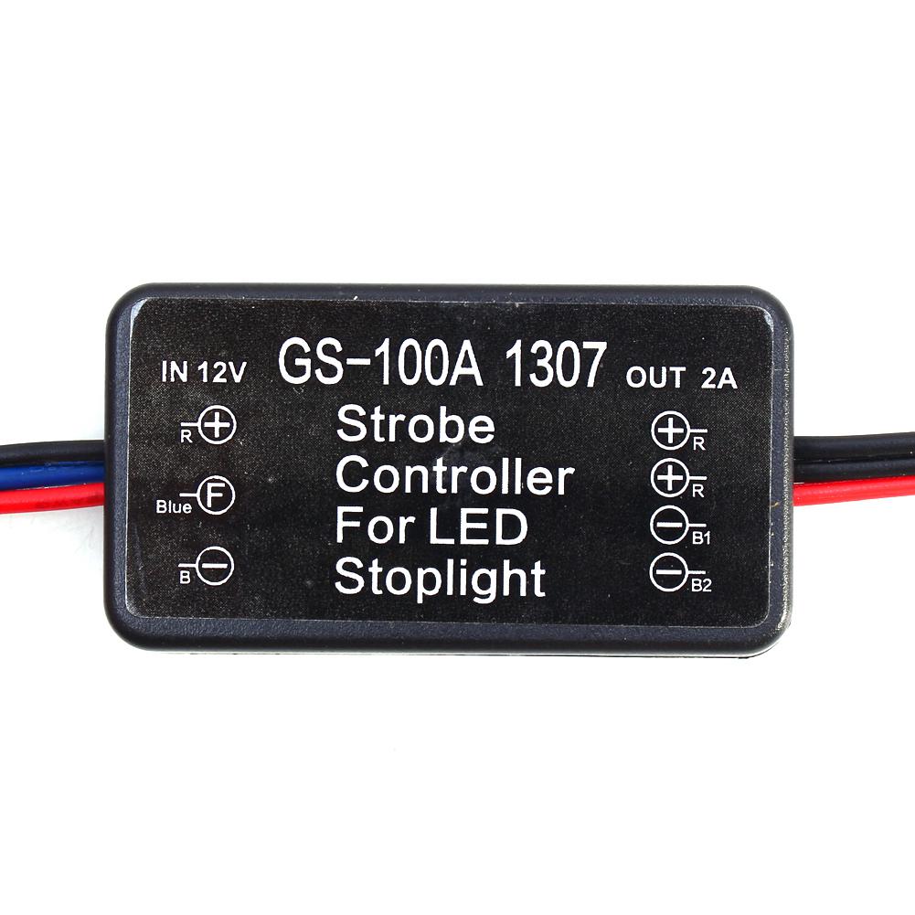 Vehicle Car GS 100A 1307 LED Brake Stop Light Strobe Flash Module Controller AP