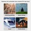 Camping Portable Folding Stools, Outdoor Telescopic Portable Folding Chair, Light Beach Chair, For