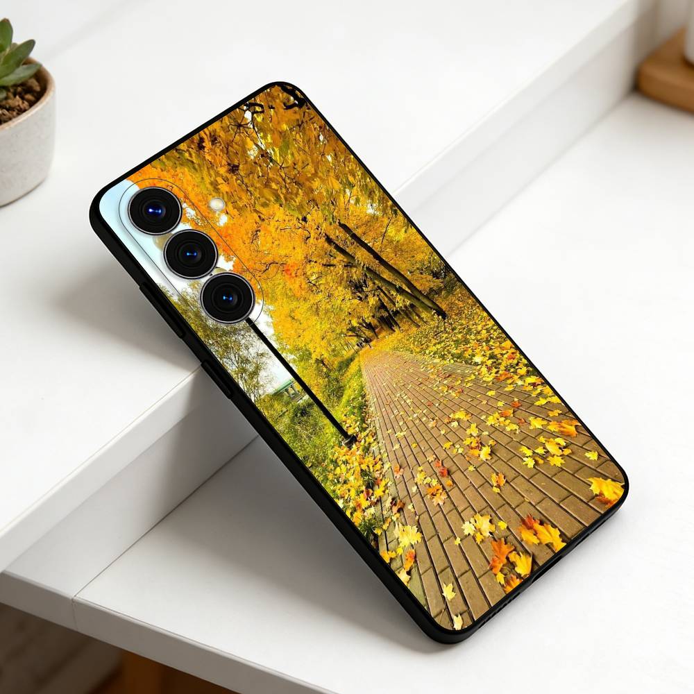 

autumn colors For Samsung S25,S24,S21,S22,S23,S30,Ultra,S20,Plus,Fe,Lite,Note,10,9,5G Black Cover Samsung S22plus5G