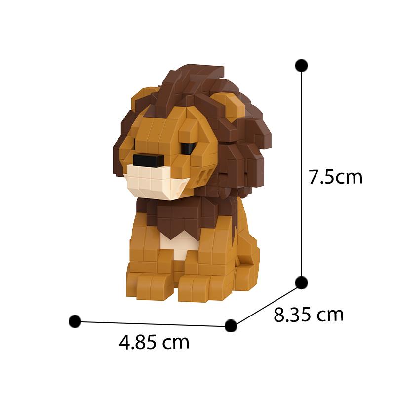 Non-Toxic 12 Styles Gifts Box Cute Zoo Series Building Blocks Kit Kids Toys Diy Micro Blocks Educational Toys Birthday Gifts