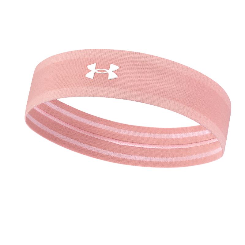 Under Armour Sweatbands Elastic Slip Resistant Running Badminton Yoga Basketball Pink Unisex ADM-25511401-647-SZ