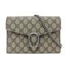 [Pre-Owned] Dionysus Tiger Head Buckle Logo Beige Lining GG High-Quality Synthetic Canvas WOC Wallet Crossbody Shoulder Bag - Good #1CXOB6P