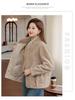 Noble Lady Winter Plush Faux Fur Coat for Middle-aged & Elderly Women