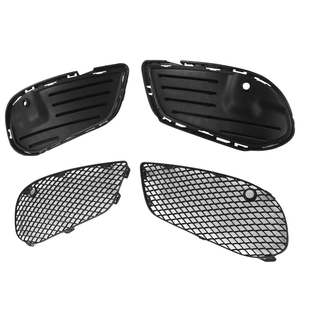 Set Copertura Griglia Inferiore Paraurti Anteriore per Nebbiogeni Adatto per Benz Classe C W205 C205 A205 Linea AMG C43 Pre-Facelift 2015-2018