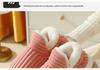 Comfort Plus Velvet Cotton Slippers with Heel Cover - Cozy Indoor Winter Footwear for Couples