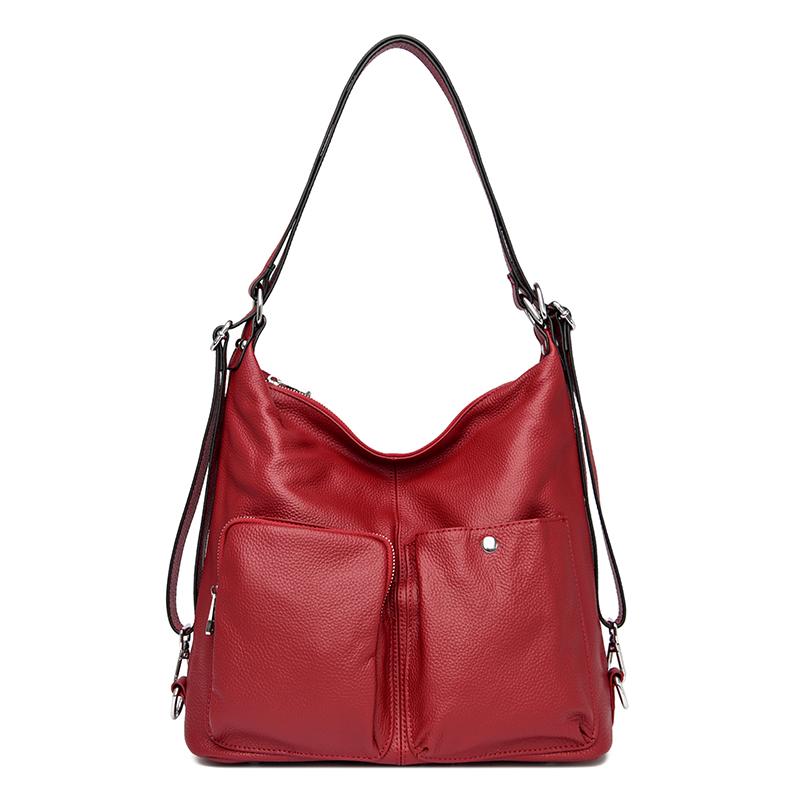 

Высококачественные многофункциональные женские рюкзаки из натуральной кожи, сумки через плечо, дизайнерская сумка-мессенджер большой вместимости, женственная