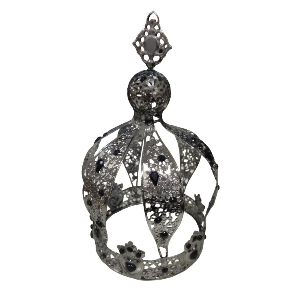 1/2Pcs Baroque Rhinestone Crown Creative Bridal Headband Crown Cake Topper  Birthday Gift