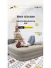 Portable Outdoor Inflatable Air Mattress - Single/Double Camping Bed
