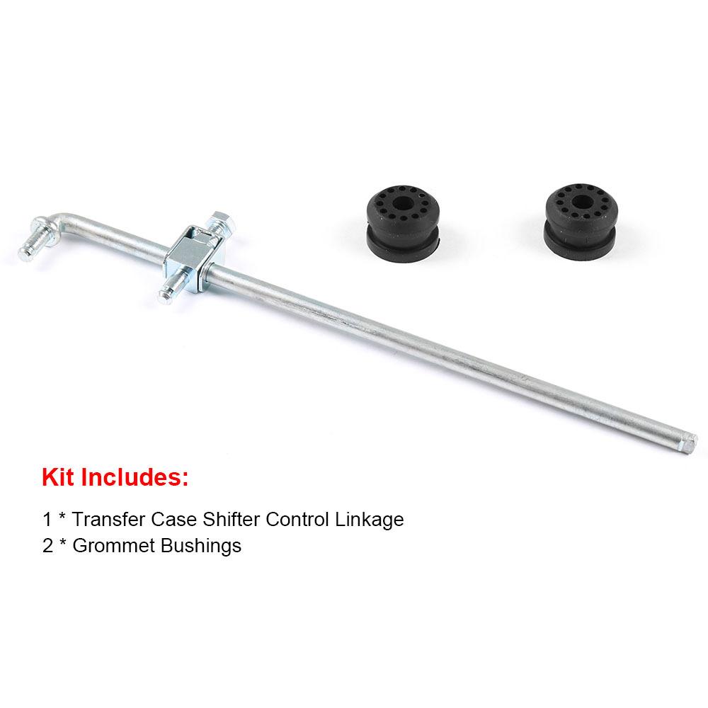 Transfer Case Lever Shifter Linkage Rod & Bushings Kit For Dodge Ram 2002-2005