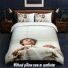Harry Styles Design Bed Bedding Set 1 Duvet Cover + 2 Pillowcases Soft Breathable Household Bed Linens