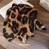 Retro Leopard Print Pleated Hair Band - Stylish European & American Design for Women’s Fashionable High-End Hair Accessories