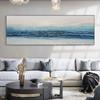 100% Hand Painted Big Size Modern Abstract Thick Navy Ocean Seaside Beautful Landscape Nature Oil Painting On Canvas Home Decor