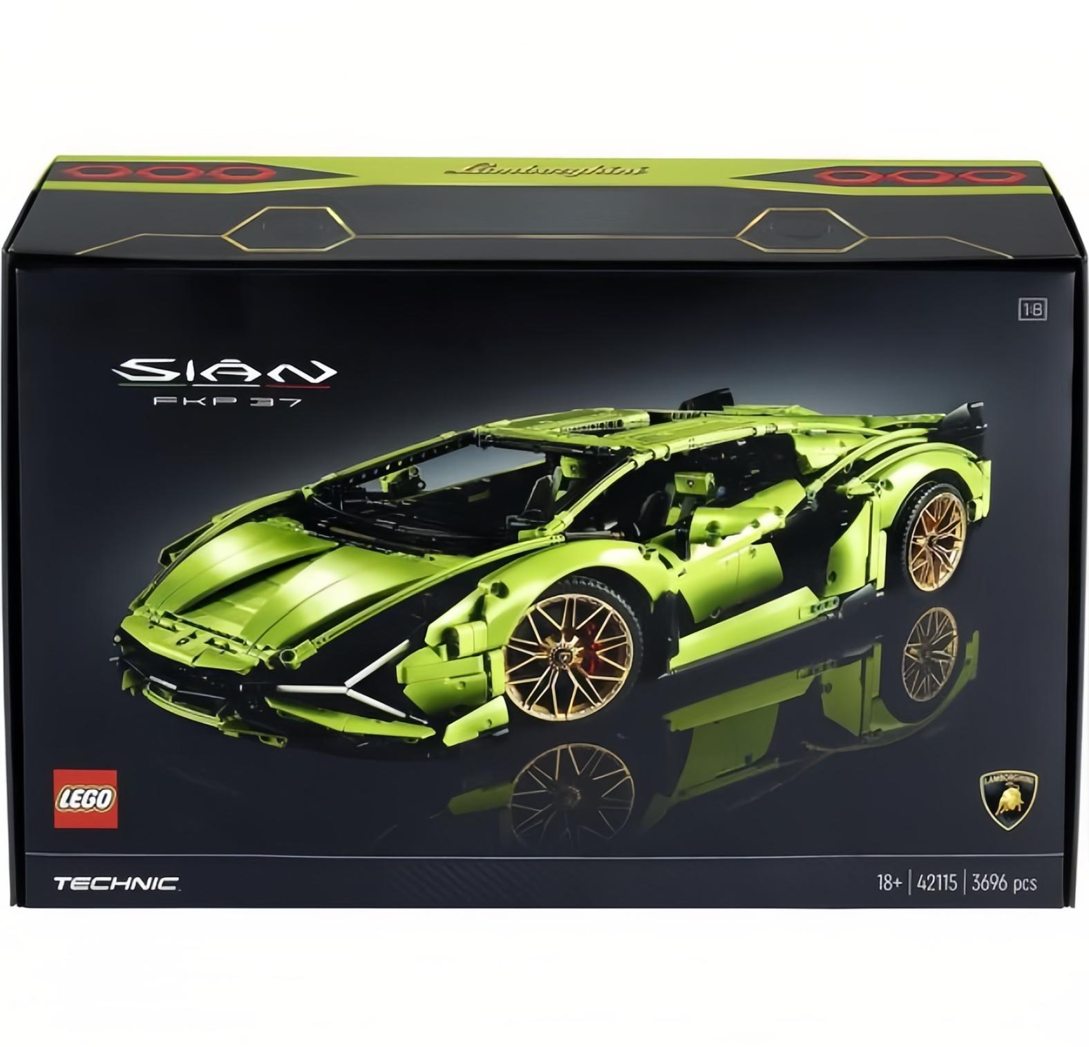 

LEGO Technic 42115 Lamborghini Sián FKP 37 Суперкар – Совершенно новый, запечатанный бокс 58 x 37.5 x 15 cm