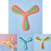 Children's Eva Soft Material Safe Hand Throwing Tri-blade Boomerang Park Outdoor Toy Flying Disc